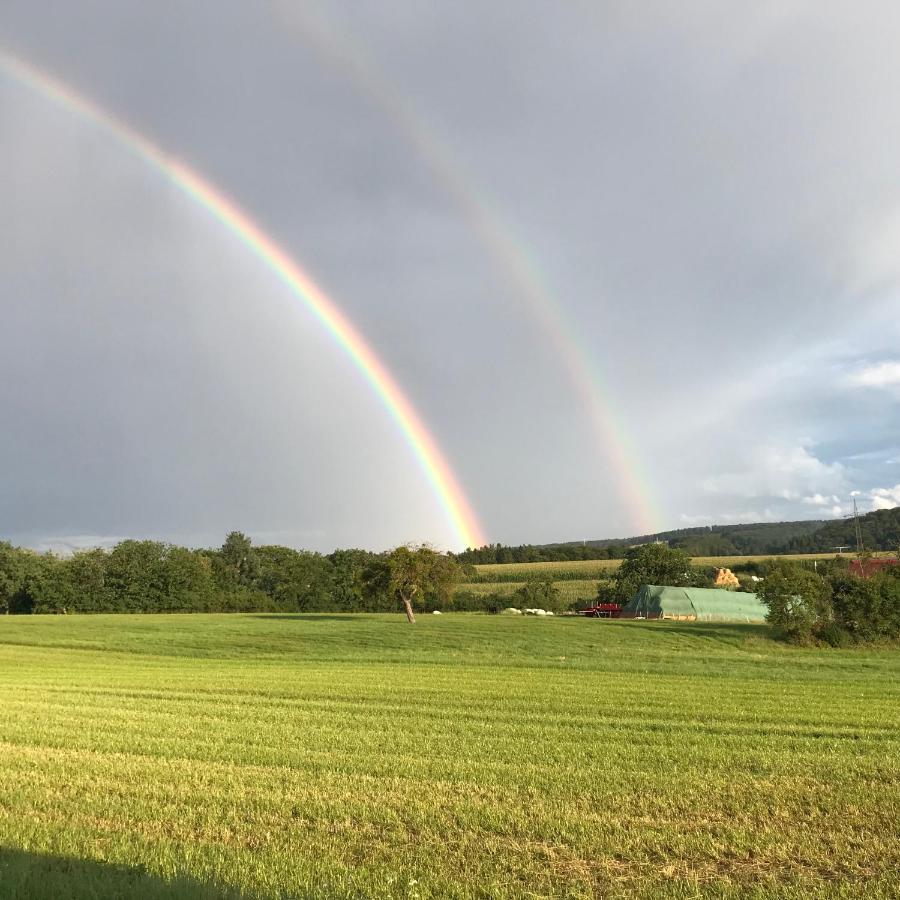 Ferienwohnung Am Weiltalradweg Weinbach Bagian luar foto